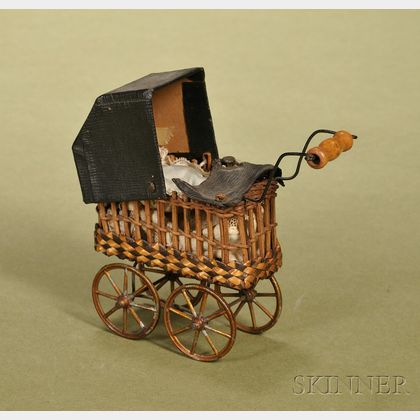 Miniature Doll's Carriage