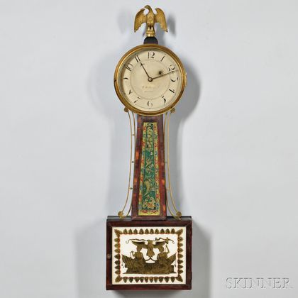 Simon Willard Jr. Patent Timepiece or "Banjo" Clock