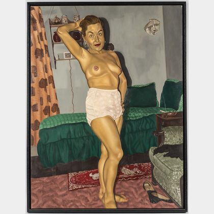 Joe Burns (American, 20th/21st Century) Untitled [Nude in a Bedroom]