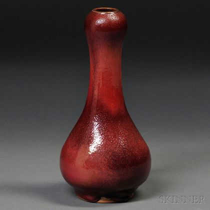 Chelsea Keramic Art Works Oxblood (Sang de Boeuf) Vase 