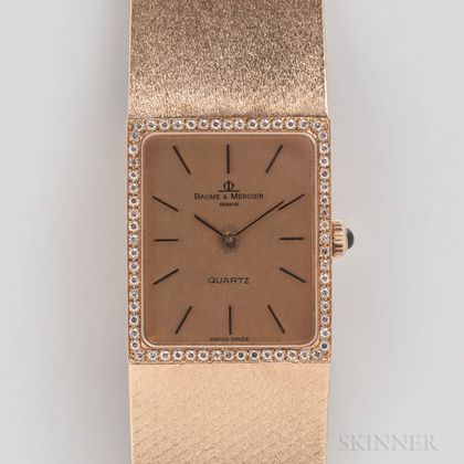 Baume & Mercier 14kt Gold Quartz Wristwatch