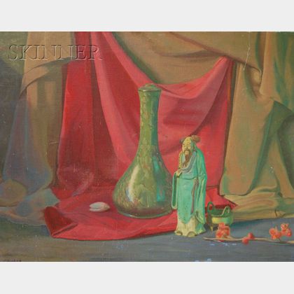 Charles Alexander Couper (American, b. 1924) Oriental Still Life