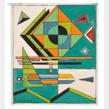 Rolph Scarlett (American, 1891-1984) Abstraction