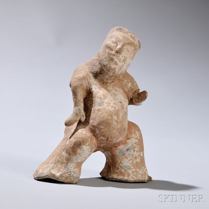 Pottery Figure of an Entertainer