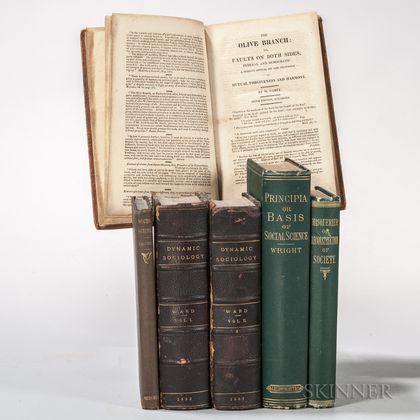 Social Science, Five 19th Century Titles in Six Volumes
