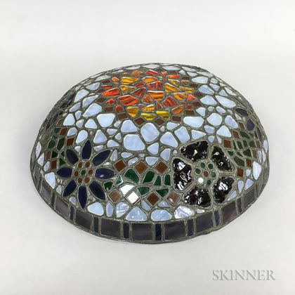 Contemporary Mosaic Glass Hanging Lamp Shade