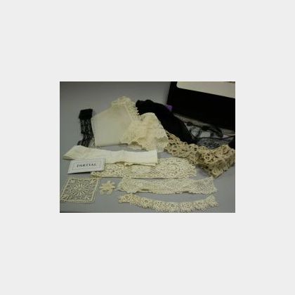 Collection of Lace and Cutwork Linens, Etc. 