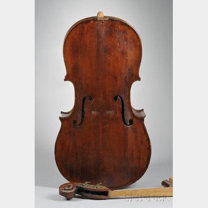 American Violoncello, David A. Dearborn, Concord, c. 1850