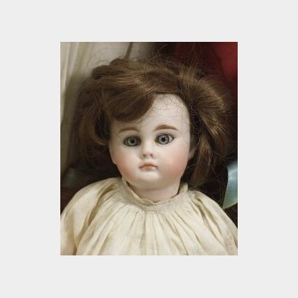 Small Closed Mouth Bisque Socket Head Doll