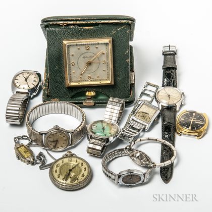 Group of Clocks and Watches