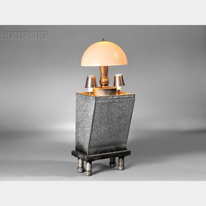 R.M. Fischer (American, b. 1947) Three-light Table Lamp