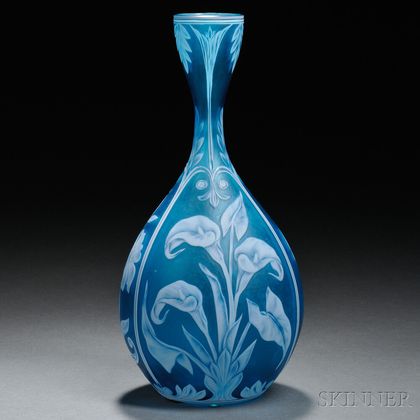 Stevens & Williams Cameo Glass Vase