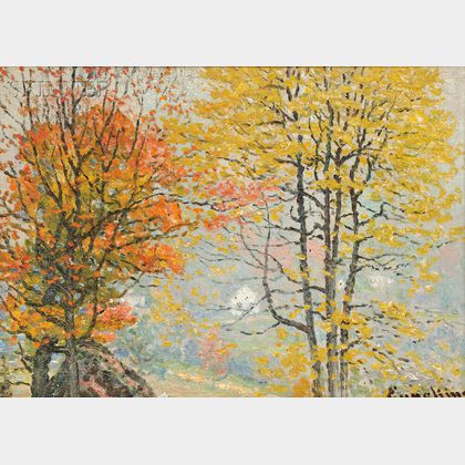 John Joseph Enneking (American, 1841-1916) Autumn Glory