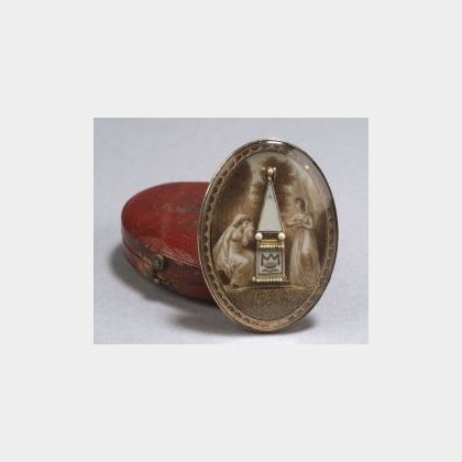 Neoclassical Mourning Brooch