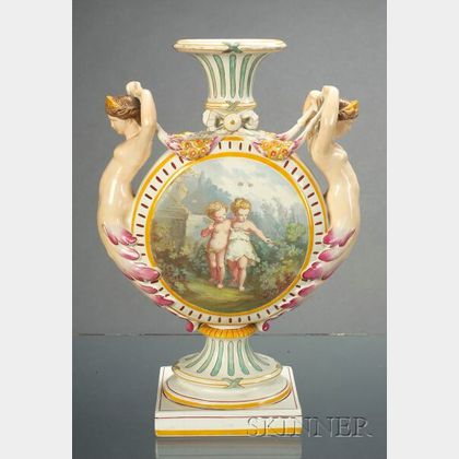 Wedgwood Queen's Ware Mermaid Vase