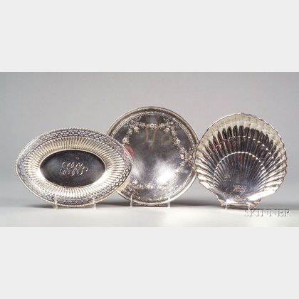 Three American Sterling Serving Dishes