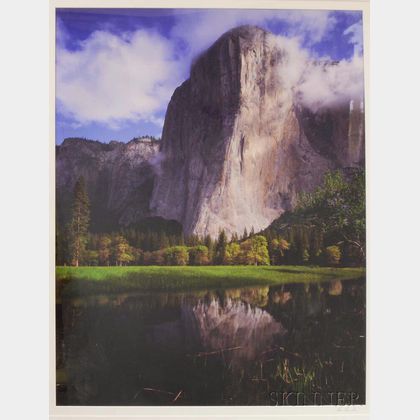 Framed Color Photograph of Half Dome at Yosemite