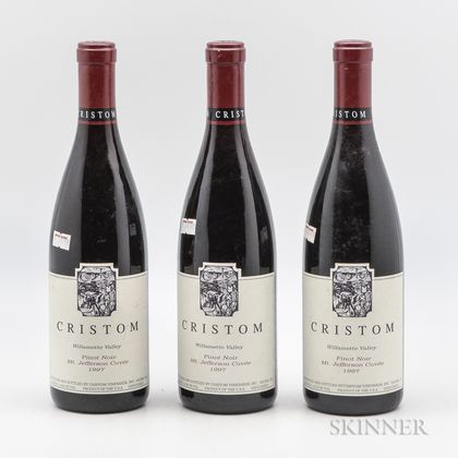 Cristom Mt. Jefferson Pinot Noir 1997, 3 bottles 