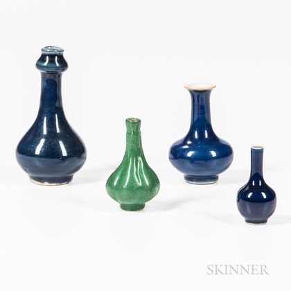 Four Miniature Vases