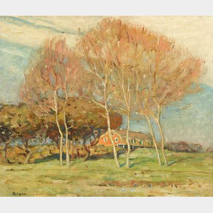 Robert Henry Logan (American, 1874-1942) The Farm, Autumn