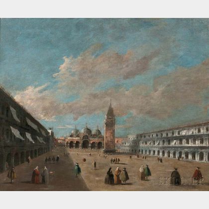 After Canaletto (Giovanni Antonio Canal) (Italian, 1697-1768) Piazza San Marco