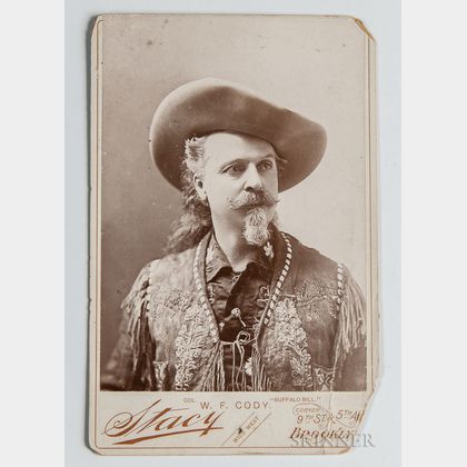 Buffalo Bill Signed Cabinet Card