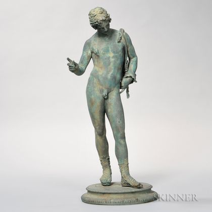 Neapolitan Bronze Figure of Narcissus