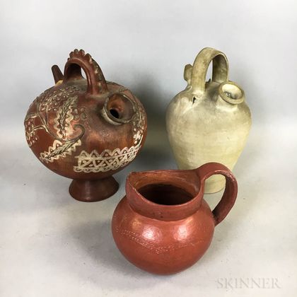 Three Mexican Pottery Vessels
