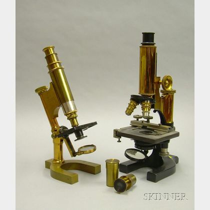 Two American Compound Microscopes