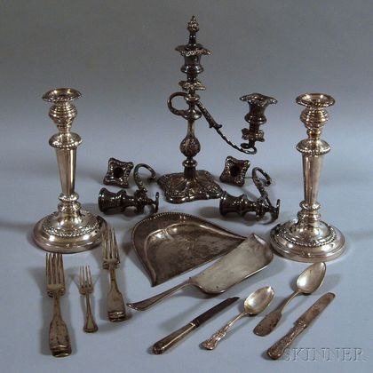 Assorted Group of Sterling Silver and Silver-plate