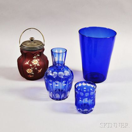 Four Pieces of Colored Glass