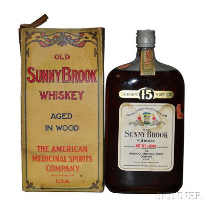 Sunny Brook 15 Years Old 1917, 1 quart bottle (oc) 