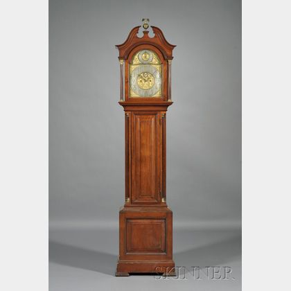 Mahogany Chippendale-style Tall Clock