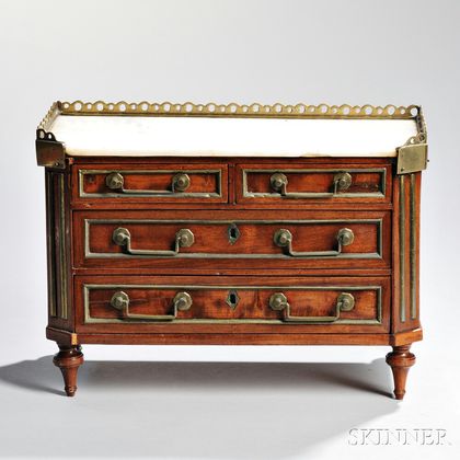 Louis XIV-style Miniature Chest of Drawers
