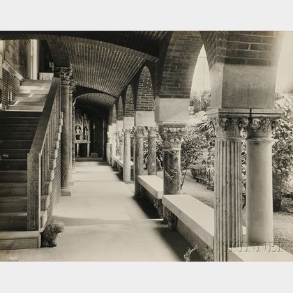 Thomas E. Marr & Son (American, fl. 1890s-1920s) Five Interior Views of the Isabella Stewart Gardner Museum