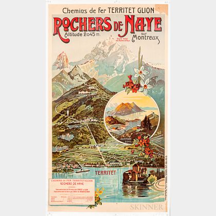 Rochers de Naye Travel Poster