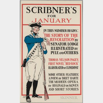 Ogden, Henry Alexander (1856-1936) Scribner's for January [1898] The Story of The Revolution by Henry Cabot Lodge.