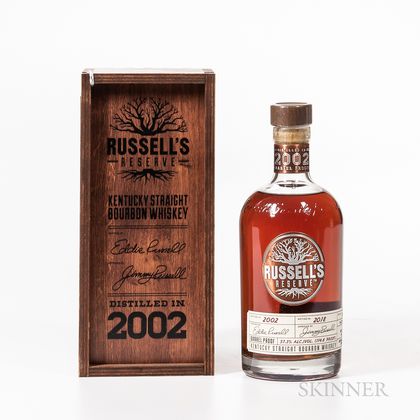 Russells Reserve 16 Years Old 2002, 1 750ml bottle (owc) Spirits cannot be shipped. Please see http://bit.ly/sk-spirits for more info. 