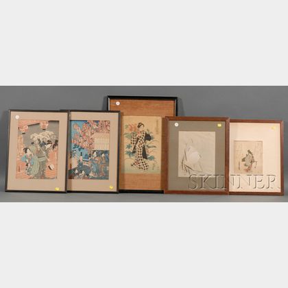 Five Japanese Prints