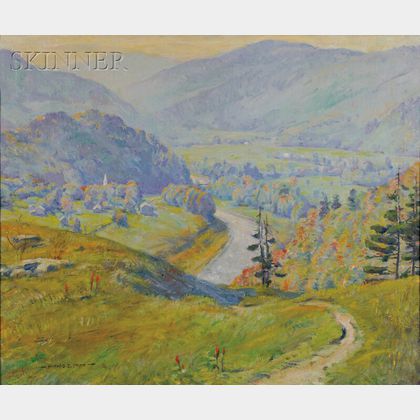 Howard Everett Smith (American, 1885-1970) Valley Landscape, Early Autumn
