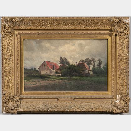 Hendrik-Dirk Kruseman Van Elten (American, 1829-1904) The Approaching Storm, Holland