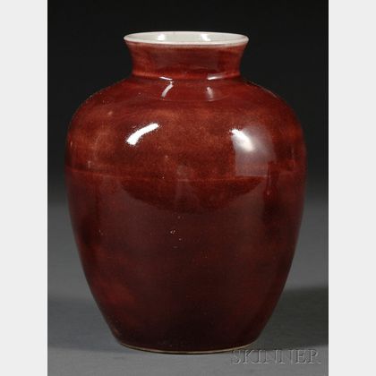 Copper Red Jar