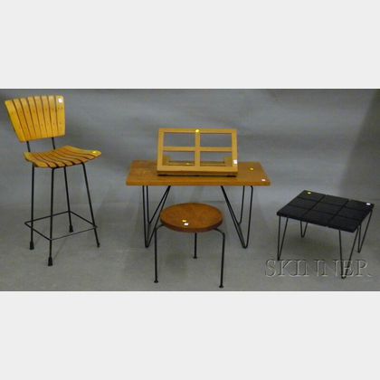 Five Pieces of Mid-century Modern Furniture