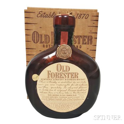 Old Forester 6 Years Old 1942, 1 4/5 quart bottle 
