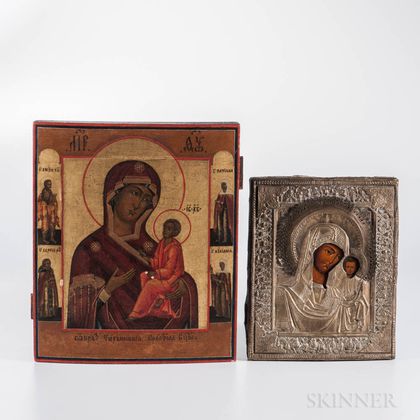 Two Madonna and Child Icons