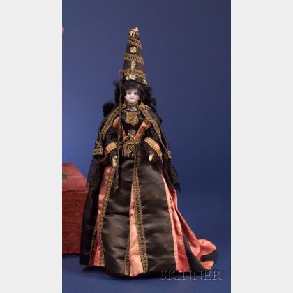 Sold at auction Rare French Magician's Fortune Teller Doll Auction Number  2383 Lot Number 638