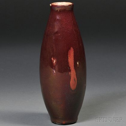 Dedham Pottery Oxblood Vase 