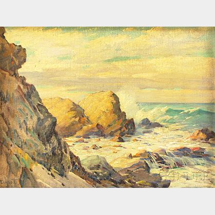 Gustave Cimiotti, Jr. (American, 1875-1969) Coastal View