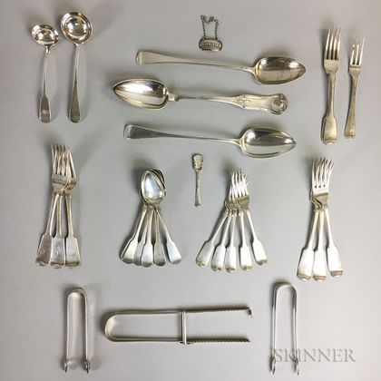 Group of Scottish and English Sterling Silver Flatware