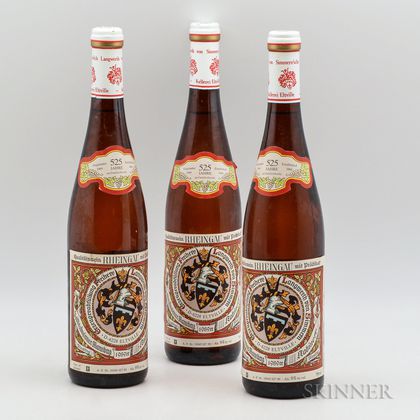 Langwerth von Simmern Riesling Kabinett 1989, 3 bottles 